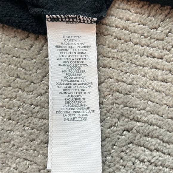 True Religion World Tour Zip Hoodie Women’s Large Black Buddha Graphic - Picture 9 of 12